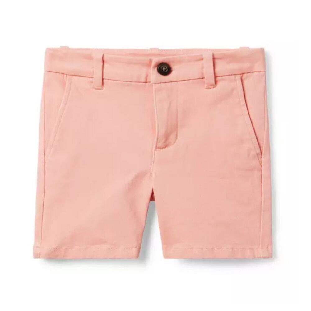 Janie and Jack NWT The Twill Short. Peach Coral. Size 4.